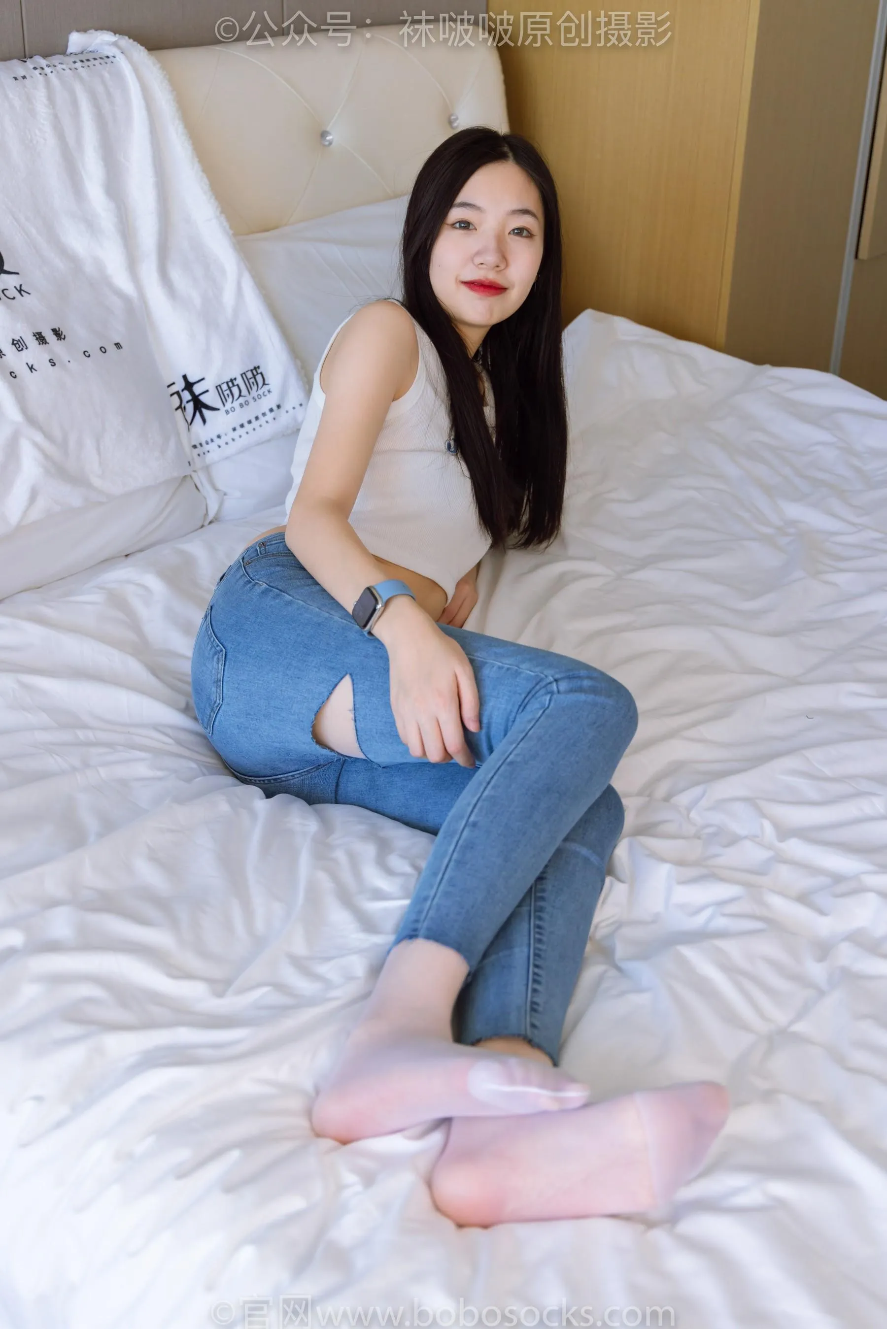 [BoBoSocks袜啵啵]NO.201 小甜豆-高跟鞋、白丝 [87P]插图2